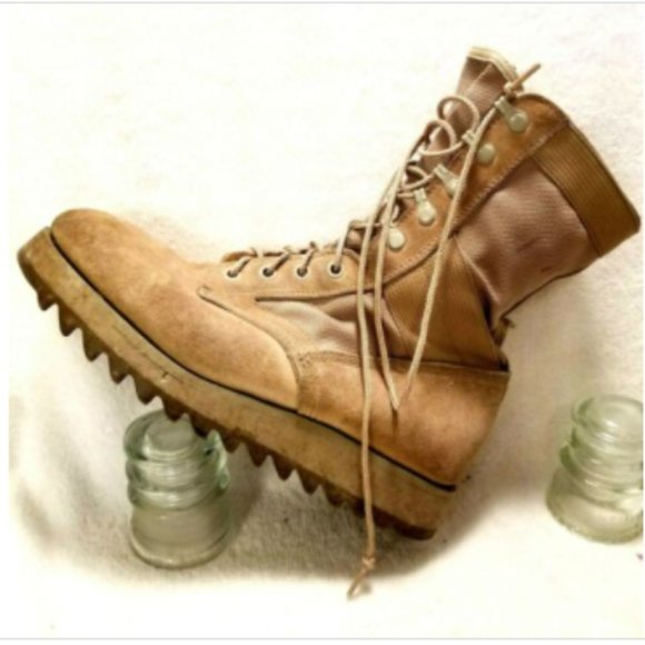 US Army Men\'s Military Boots Sz 7.5 W hot weather main image 6